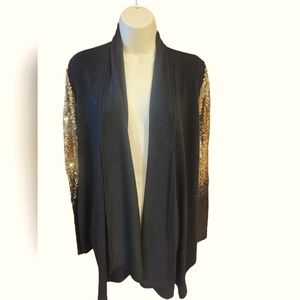 Filly Flair Cardigan with Sequin sleeves